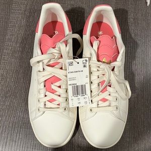 Brand new adidas Stan smith shoes pink white